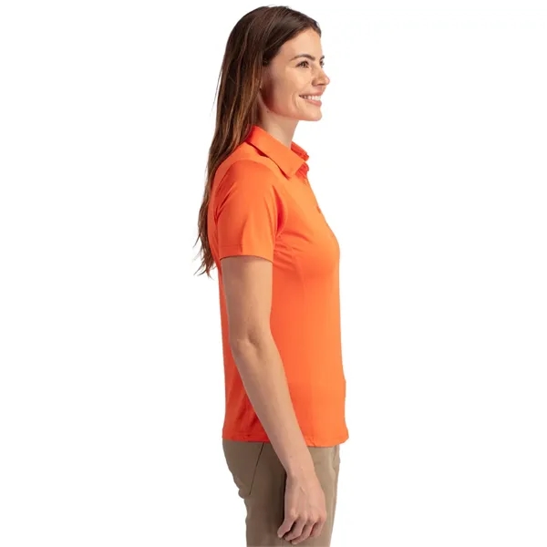 Women's polo with short sleeves, moisture-wicking performance UPF 50+ protection, and... from ASI 47965 Cutter & Buck