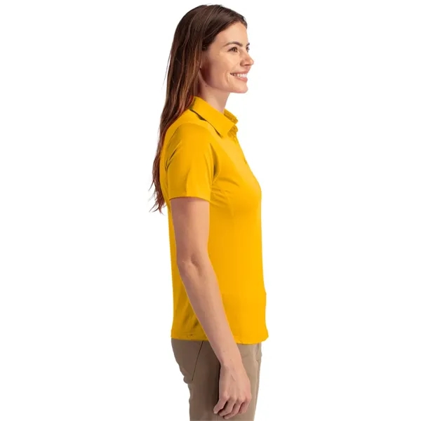 Women's polo with short sleeves, moisture-wicking performance UPF 50+ protection, and... from ASI 47965 Cutter & Buck