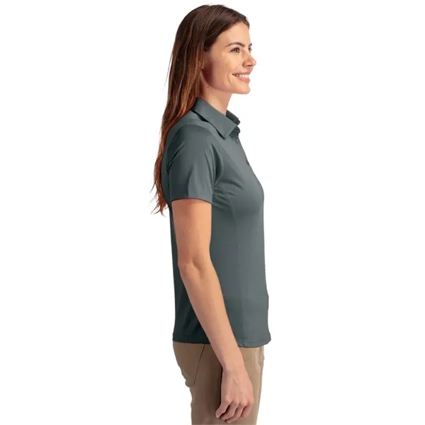 Women's polo with short sleeves, moisture-wicking performance UPF 50+ protection, and... from ASI 47965 Cutter & Buck