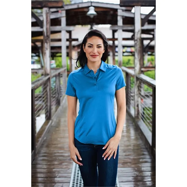 Women's polo with short sleeves, moisture-wicking performance UPF 50+ protection, and... from ASI 47965 Cutter & Buck