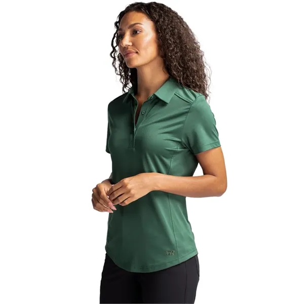 Women's polo with short sleeves, moisture-wicking performance UPF 50+ protection, and... from ASI 47965 Cutter & Buck