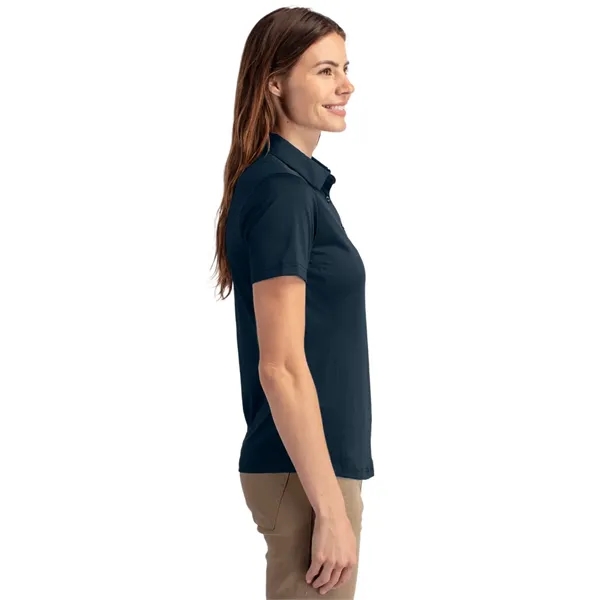 Women's polo with short sleeves, moisture-wicking performance UPF 50+ protection, and... from ASI 47965 Cutter & Buck