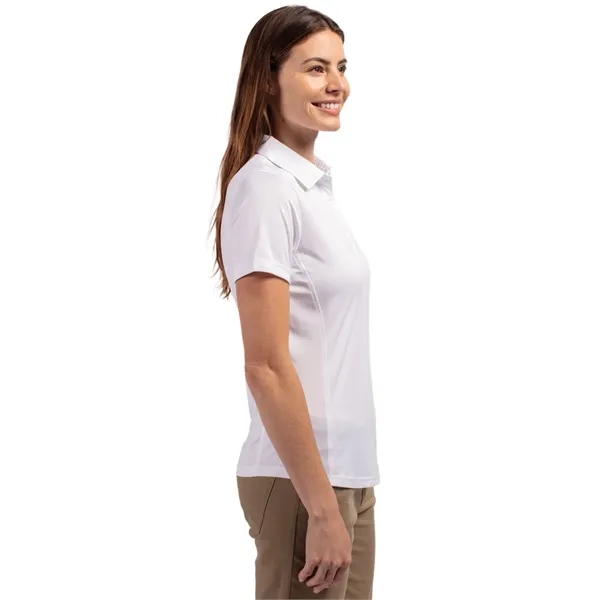 Women's polo with short sleeves, moisture-wicking performance UPF 50+ protection, and... from ASI 47965 Cutter & Buck