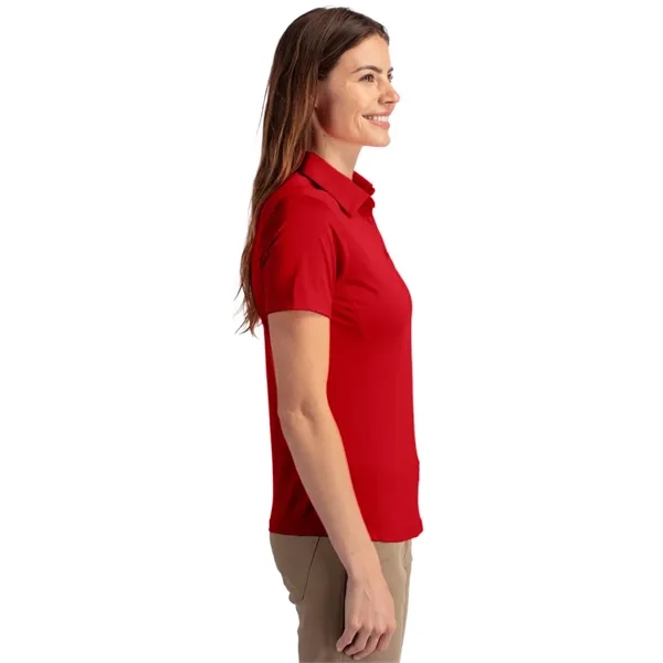 Women's polo with short sleeves, moisture-wicking performance UPF 50+ protection, and... from ASI 47965 Cutter & Buck