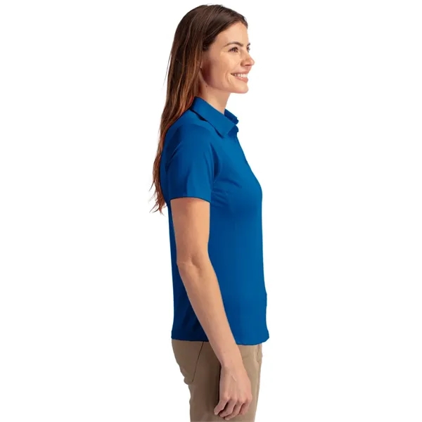Women's polo with short sleeves, moisture-wicking performance UPF 50+ protection, and... from ASI 47965 Cutter & Buck