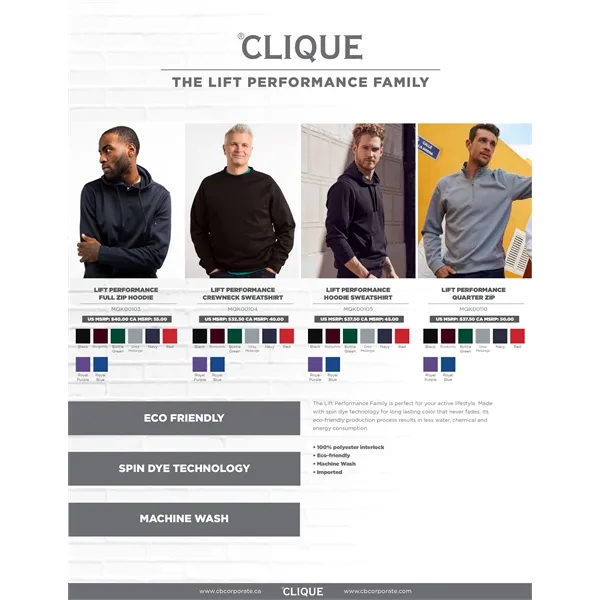 Unisex sweatshirt with an assortment of colors.... from ASI 47965 Cutter & Buck