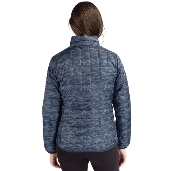 Women's jacket with insulation, nylon shell, hood, collar, full-zip, and pockets.... from ASI 47965 Cutter & Buck