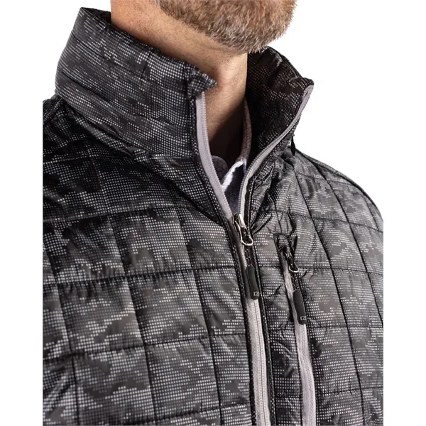 Men's jacket with a full-zip, nylon shell, insulation, collar, and pockets.... from ASI 47965 Cutter & Buck