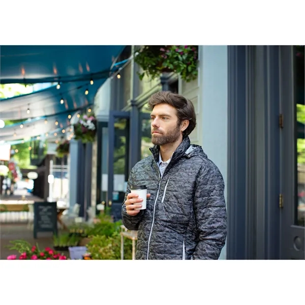 Men's jacket with a full-zip, nylon shell, insulation, collar, and pockets.... from ASI 47965 Cutter & Buck