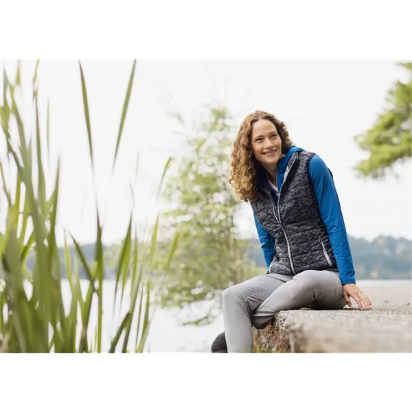 Women's puffer vest with insulation, full-zip, wind and water resistance, and... from ASI 47965 Cutter & Buck