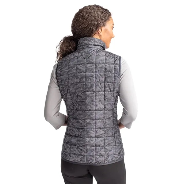 Women's puffer vest with insulation, full-zip, wind and water resistance, and... from ASI 47965 Cutter & Buck
