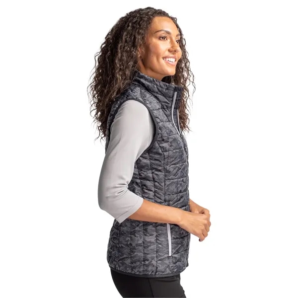 Women's puffer vest with insulation, full-zip, wind and water resistance, and... from ASI 47965 Cutter & Buck