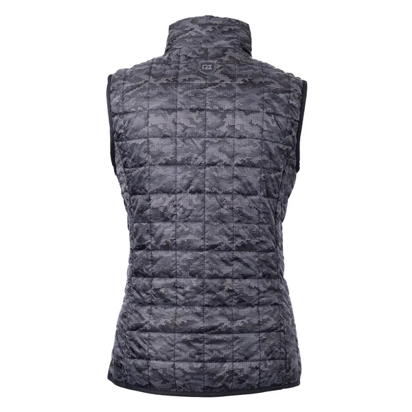 Women's puffer vest with insulation, full-zip, wind and water resistance, and... from ASI 47965 Cutter & Buck