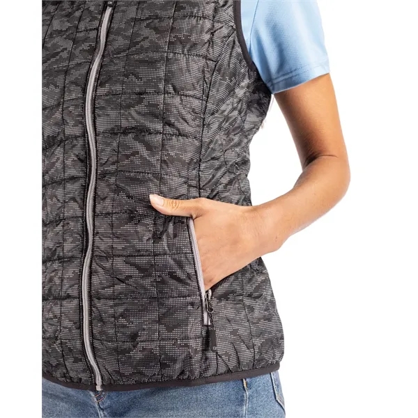 Women's puffer vest with insulation, full-zip, wind and water resistance, and... from ASI 47965 Cutter & Buck