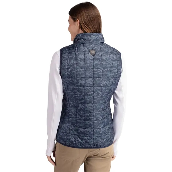 Women's puffer vest with insulation, full-zip, wind and water resistance, and... from ASI 47965 Cutter & Buck