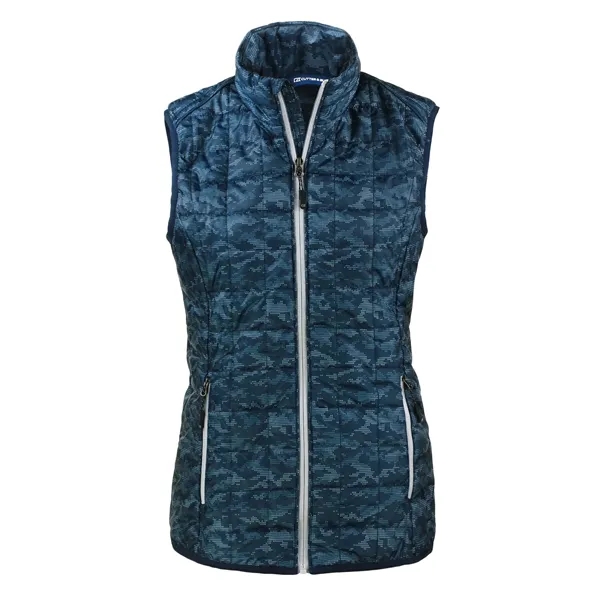Women's puffer vest with insulation, full-zip, wind and water resistance, and... from ASI 47965 Cutter & Buck