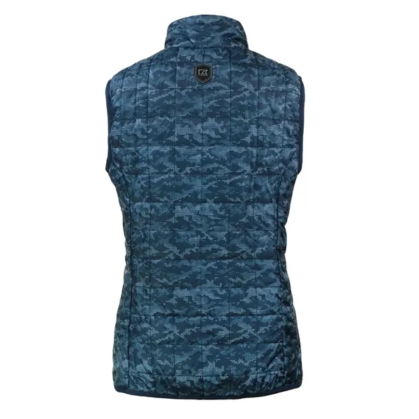 Women's puffer vest with insulation, full-zip, wind and water resistance, and... from ASI 47965 Cutter & Buck