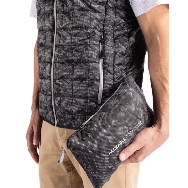 Men's puffer vest with a full-zip, insulation, wind and water resistance,... from ASI 47965 Cutter & Buck