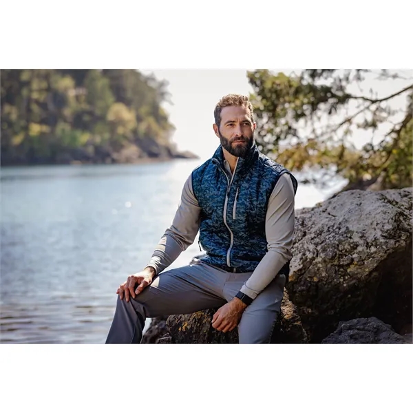 Men's puffer vest with a full-zip, insulation, wind and water resistance,... from ASI 47965 Cutter & Buck