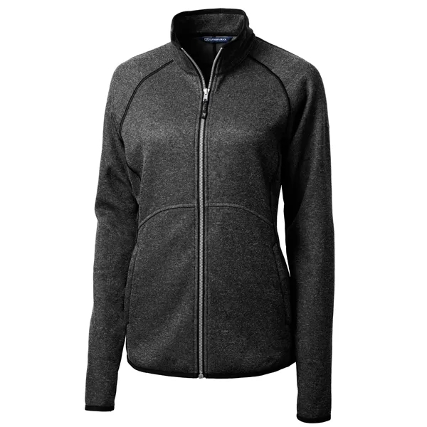 Women's jacket with a full-zip, brushed fleece interior, mock collar, pockets,... from ASI 47965 Cutter & Buck