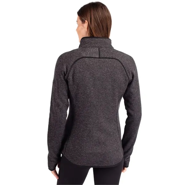 Women's jacket with a full-zip, brushed fleece interior, mock collar, pockets,... from ASI 47965 Cutter & Buck