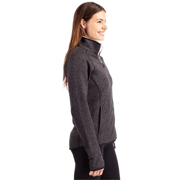 Women's jacket with a full-zip, brushed fleece interior, mock collar, pockets,... from ASI 47965 Cutter & Buck