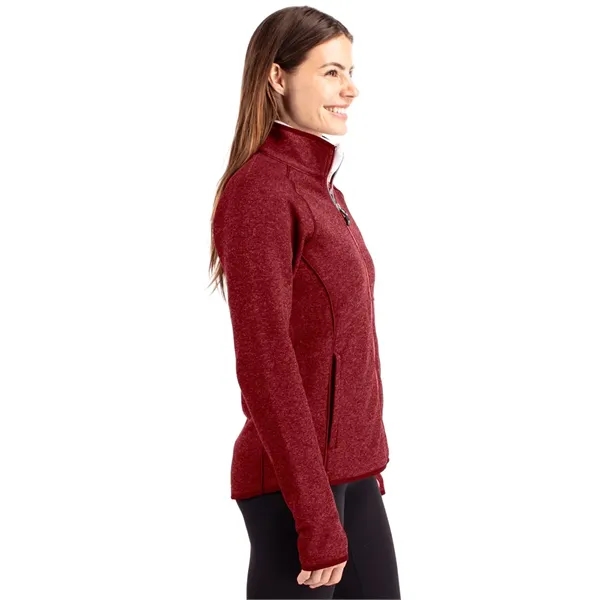 Women's jacket with a full-zip, brushed fleece interior, mock collar, pockets,... from ASI 47965 Cutter & Buck