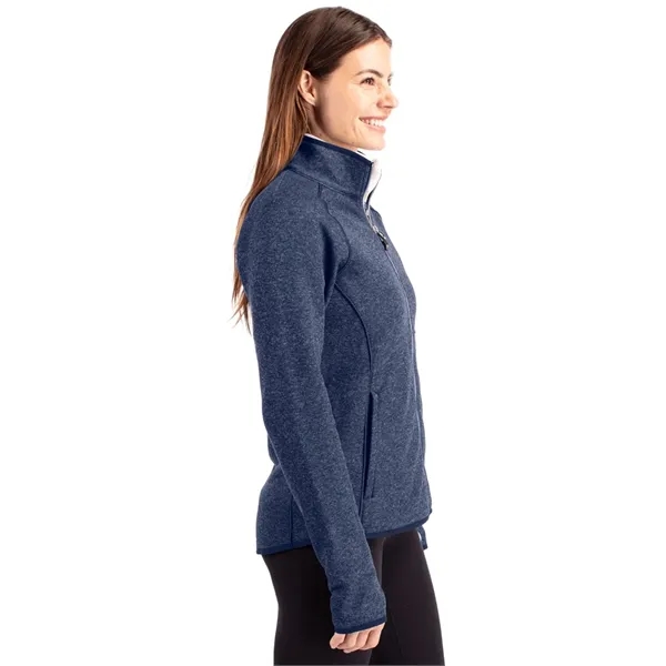 Women's jacket with a full-zip, brushed fleece interior, mock collar, pockets,... from ASI 47965 Cutter & Buck