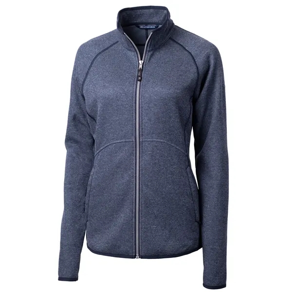 Women's jacket with a full-zip, brushed fleece interior, mock collar, pockets,... from ASI 47965 Cutter & Buck