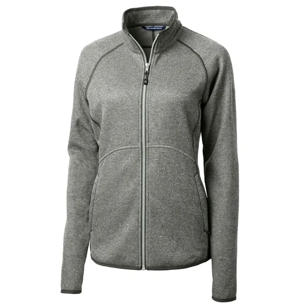Women's jacket with a full-zip, brushed fleece interior, mock collar, pockets,... from ASI 47965 Cutter & Buck