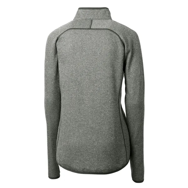 Women's jacket with a full-zip, brushed fleece interior, mock collar, pockets,... from ASI 47965 Cutter & Buck
