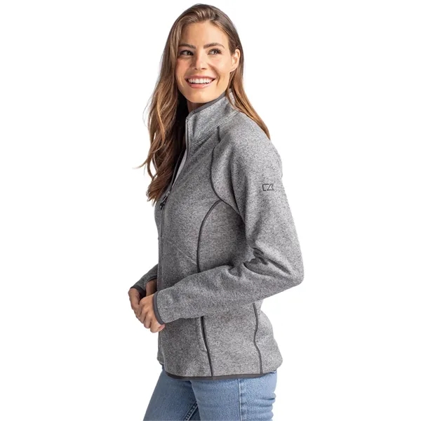 Women's jacket with a full-zip, brushed fleece interior, mock collar, pockets,... from ASI 47965 Cutter & Buck