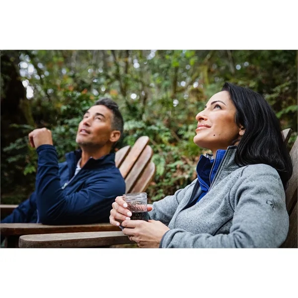 Women's jacket with a full-zip, brushed fleece interior, mock collar, pockets,... from ASI 47965 Cutter & Buck