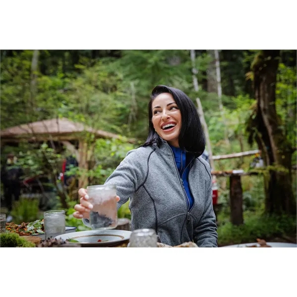 Women's jacket with a full-zip, brushed fleece interior, mock collar, pockets,... from ASI 47965 Cutter & Buck