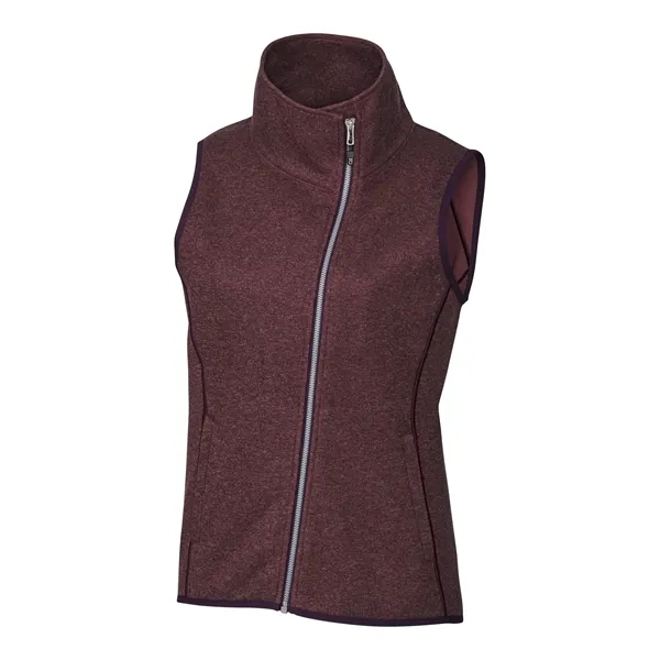 Women's vest with a full-zip, welt pockets, and zip closure.... from ASI 47965 Cutter & Buck