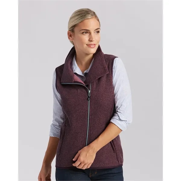 Women's vest with a full-zip, welt pockets, and zip closure.... from ASI 47965 Cutter & Buck