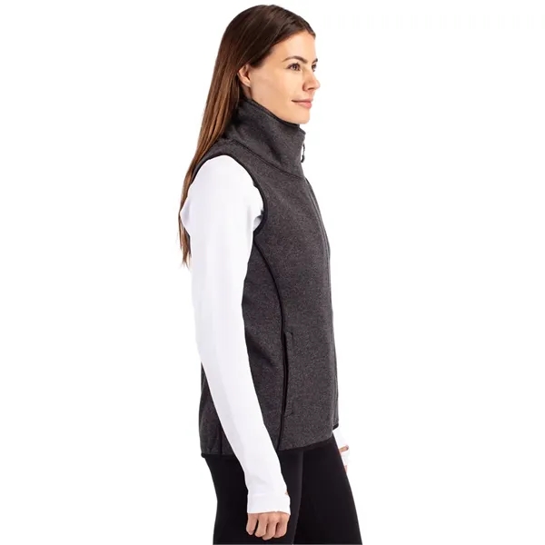 Women's vest with a full-zip, welt pockets, and zip closure.... from ASI 47965 Cutter & Buck