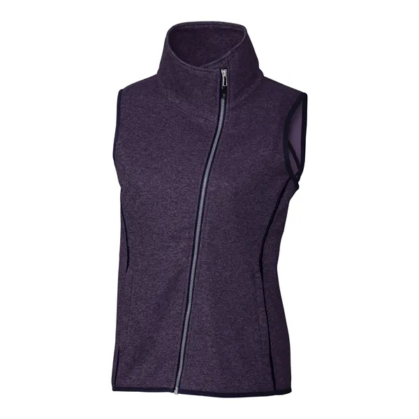 Women's vest with a full-zip, welt pockets, and zip closure.... from ASI 47965 Cutter & Buck