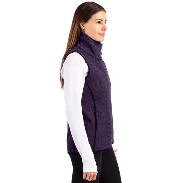 Women's vest with a full-zip, welt pockets, and zip closure.... from ASI 47965 Cutter & Buck