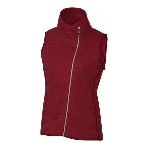Women's vest with a full-zip, welt pockets, and zip closure.... from ASI 47965 Cutter & Buck
