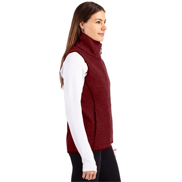 Women's vest with a full-zip, welt pockets, and zip closure.... from ASI 47965 Cutter & Buck
