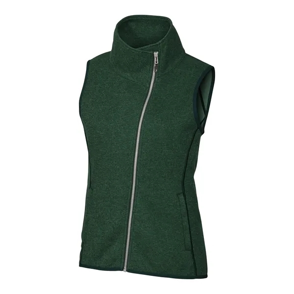 Women's vest with a full-zip, welt pockets, and zip closure.... from ASI 47965 Cutter & Buck