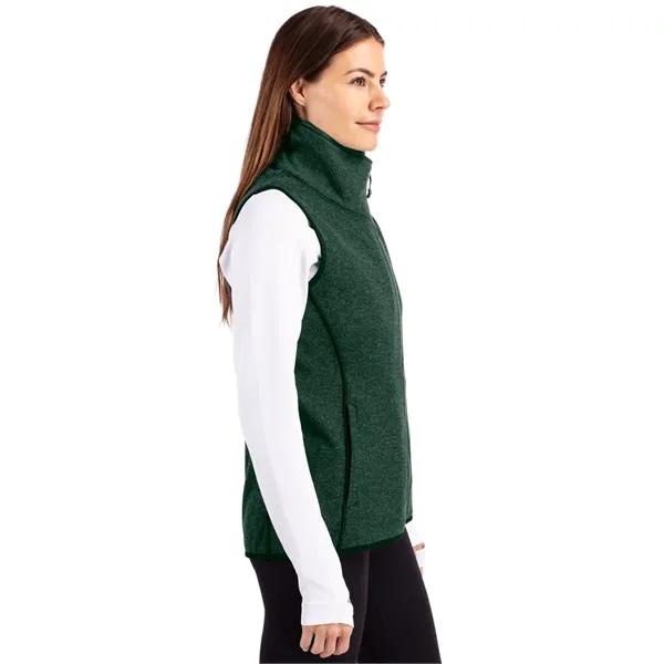Women's vest with a full-zip, welt pockets, and zip closure.... from ASI 47965 Cutter & Buck