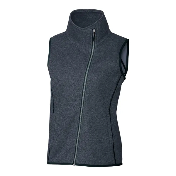 Women's vest with a full-zip, welt pockets, and zip closure.... from ASI 47965 Cutter & Buck