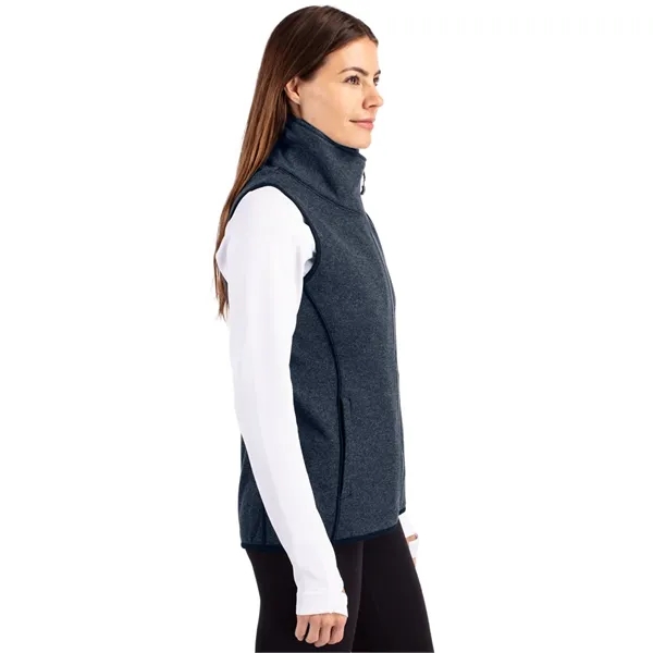 Women's vest with a full-zip, welt pockets, and zip closure.... from ASI 47965 Cutter & Buck