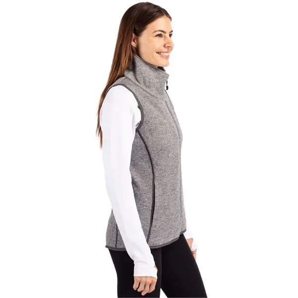 Women's vest with a full-zip, welt pockets, and zip closure.... from ASI 47965 Cutter & Buck