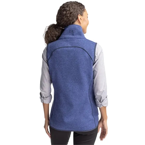 Women's vest with a full-zip, welt pockets, and zip closure.... from ASI 47965 Cutter & Buck
