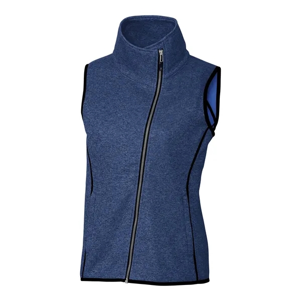 Women's vest with a full-zip, welt pockets, and zip closure.... from ASI 47965 Cutter & Buck