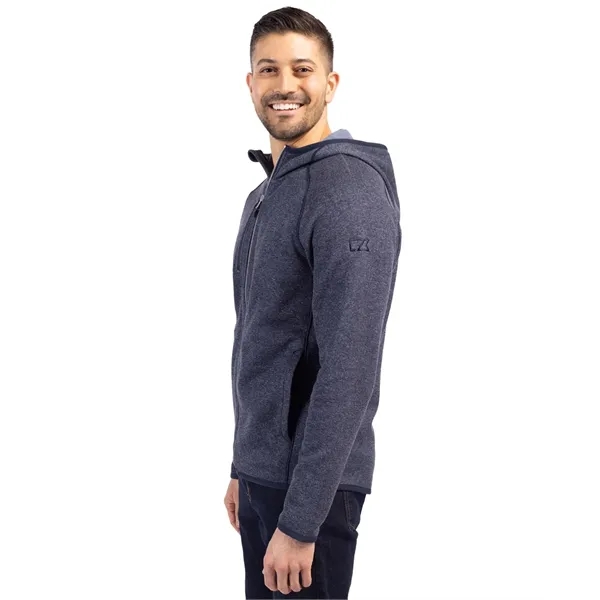 Men's jacket with a full-zip, hood, chest pocket, front welt pockets,... from ASI 47965 Cutter & Buck