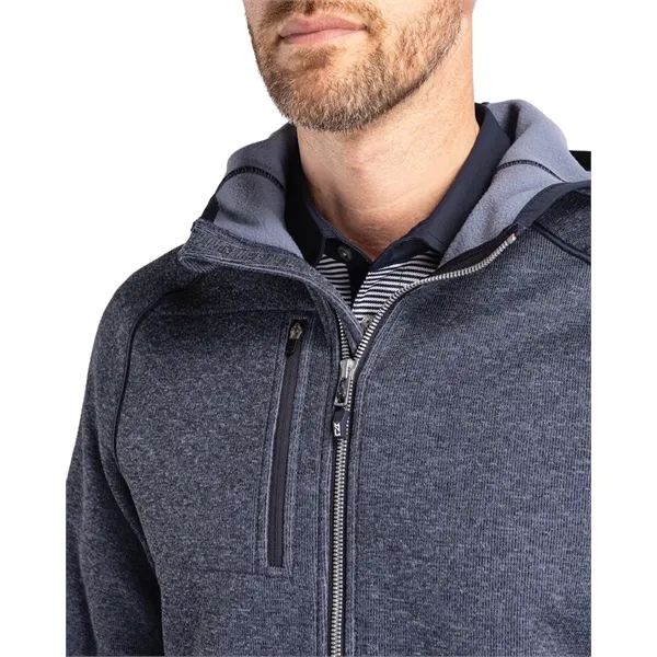 Men's jacket with a full-zip, hood, chest pocket, front welt pockets,... from ASI 47965 Cutter & Buck